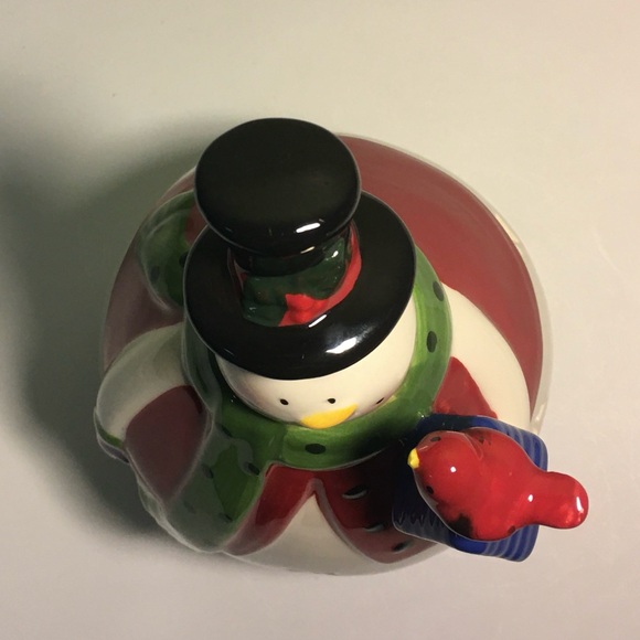 Ceramic Lightup Christmas Snowman - Picture 8 of 12